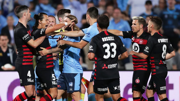 The A-League may be on the lookout for a new broadcast partner.