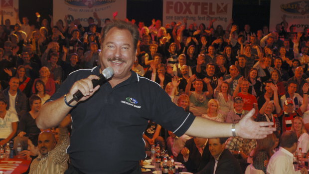 Jeremy Kewley during his time on The Footy Show.