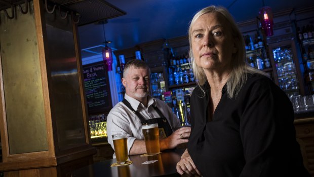 Belgian Beer Cafe proprietors Michael and Susan Burke had to let two staff members go during Melbourne’s extended lockdown.