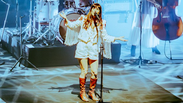 A generous performer in more ways than one: Missy Higgins.