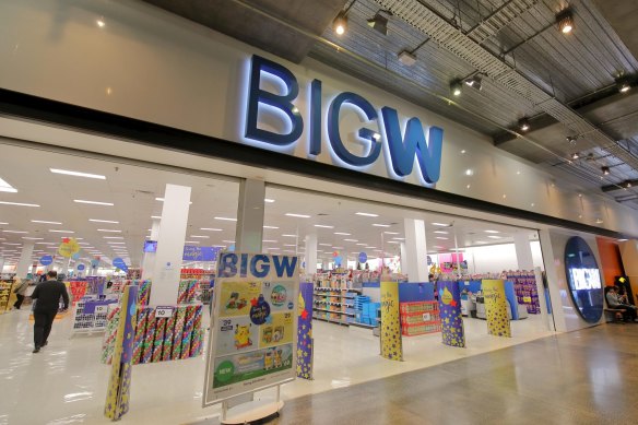 Big W sales rose 20.1 per cent to $2.5 billion.