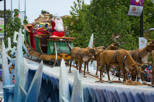 Adelaide celebrates Christmas early with its November Christmas Pageant. 