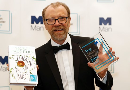 George Saunders on the October 2017 night his novel, Lincoln in the Bardo, won the Booker Prize. 