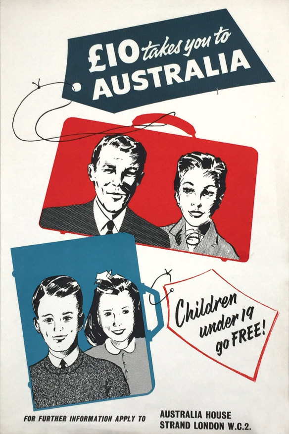 An advertisement for the Assisted Passage Migration Scheme, which ran from 1945 to 1982.