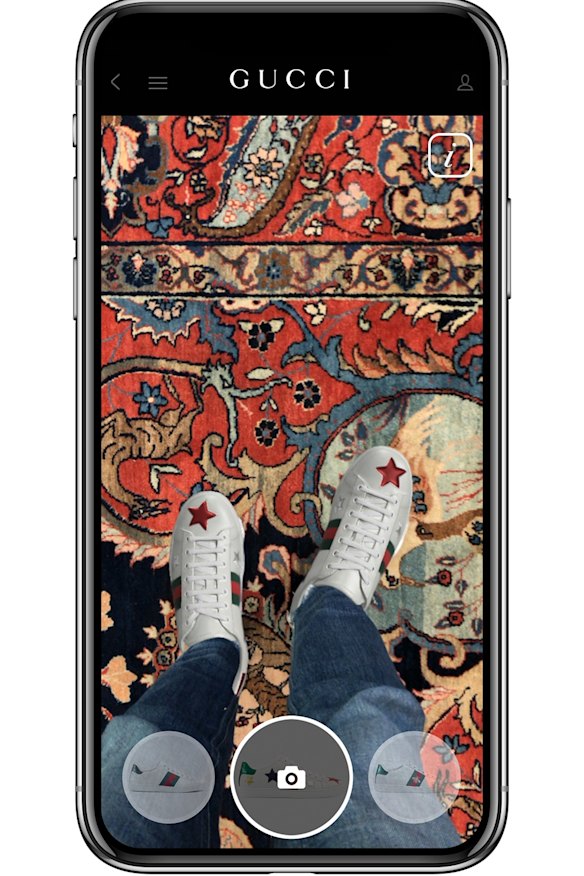 Gucci launched its virtual try-on feature last year. 
