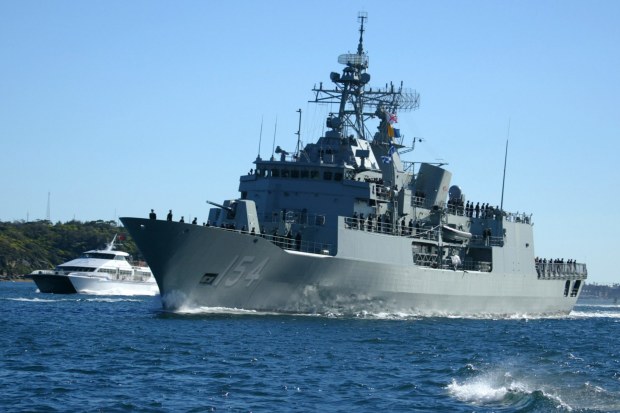 HMAS Parramatta, Australian Navy's new ANZAC class frigate.
