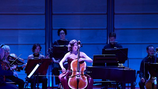 Canadian-American cellist Elinor Frey with the Australian Brandenburg Orchestra, directed by Paul Dyer.