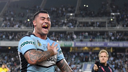 Andrew Fifita is out of the All Stars match.