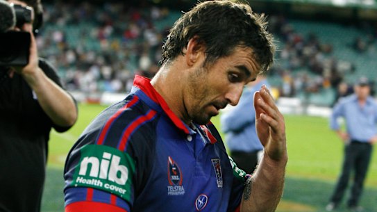 No regrets: Andrew Johns says he was 'looked after better than anyone at Newcastle' during his playing days.