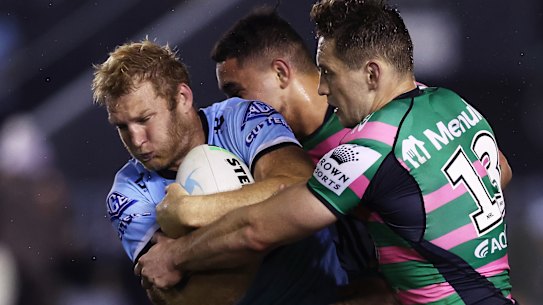 Sharks prop Aiden Tolman.