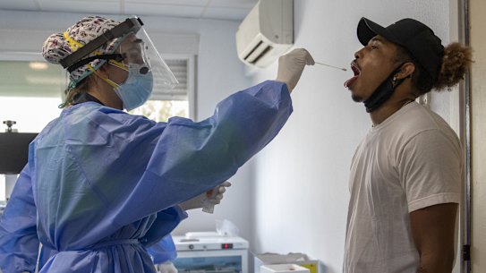 Despite the surge in recent cases, the death rate remains far below the March-April peak.