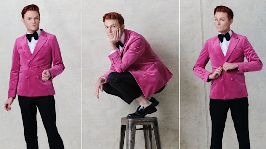 Rhys Nicholson: “If I could wear a bustle and be full Victorian nanny, I’d be very comfortable.”