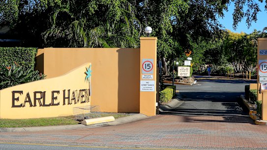 The Earle Haven Nursing Home following its closure on the Gold Coast, Friday, July 12, 2019. Residents from the retirement home are being removed from the facility which has reportedly gone into administration. (AAP Image/Tim Marsden) NO ARCHIVING