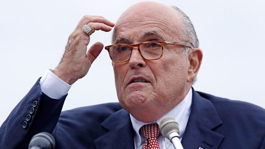 Donald Trump's lawyer Rudy Giuliani.