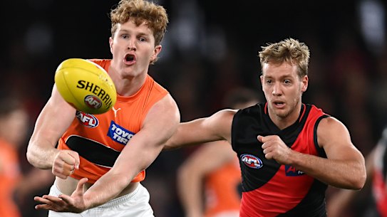 Darcy Parish, right, is a man in demand.