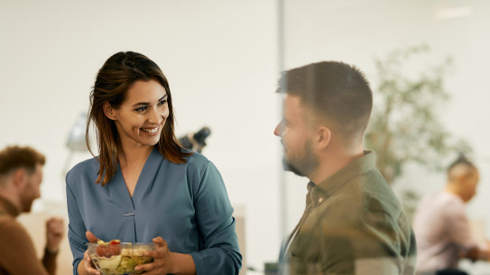 Seeing small talk as an opportunity for long-term connection can be a helpful mental adjustment. 