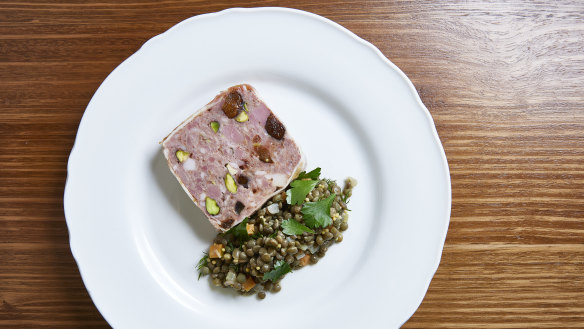 Duck and pork terrine.