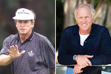 Wayne Grady and Greg Norman