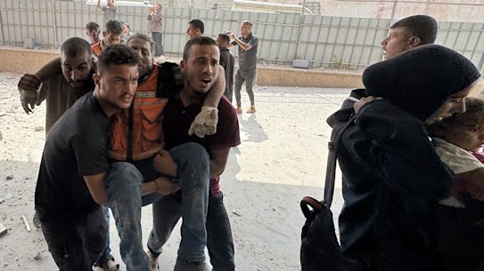 Rescue workers rushing to the scene of the initial attack were among those killed and injured in the second strike.