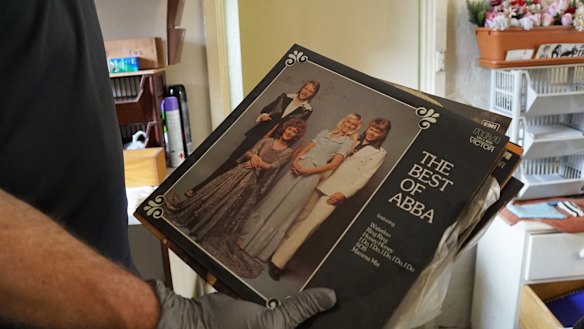 Trauma cleaners clear a property that a man died in weeks before.  