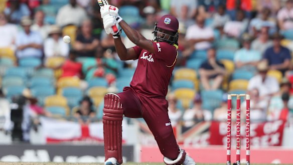 Get a grip! West Indian Chris Gayle.
