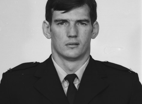 Bennett as a Queensland police officer in 1973.