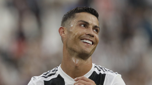 All smiles: Cristiano Ronaldo will likely relish a return to Old Trafford.