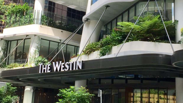 The five-star Westin Brisbane hotel has revealed some of its guests have been quarantined over coronavirus fears. 