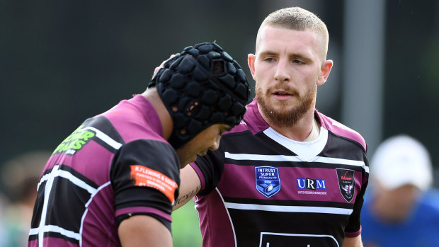 Scratched: Jackson Hastings made an ignominious exit from Manly.