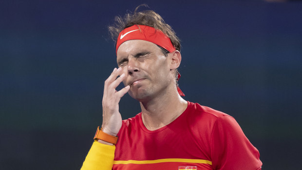 The result marks Nadal's first loss representing Spain in a team competition since 2004. 