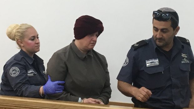 Malka Leifer in court at an earlier hearing.