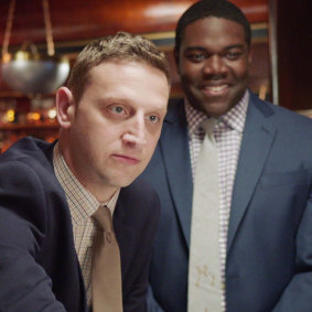 Tim and Sam (Tim Robinson and Sam
Richardson) play erratic young ad men in Detroiters.