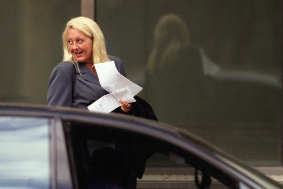 Nicola Gobbo outside the Supreme Court in 2004. 