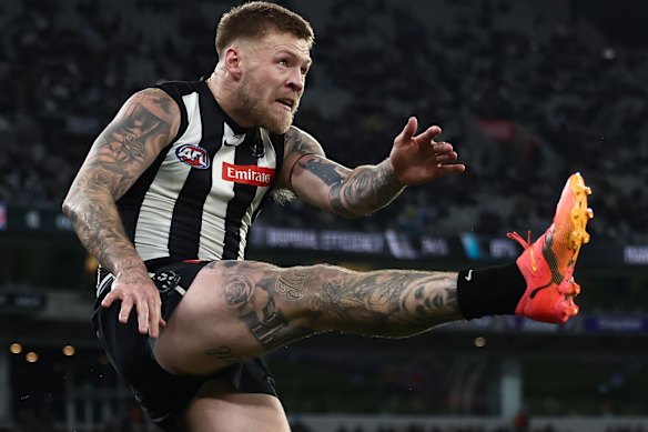 Jordan De Goey was instrumental for Collingwood.