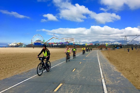 A bike tour of Los Angeles is a good way to beat the city’s notorious traffic.  