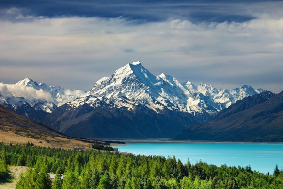 Aoraki/Mount Cook is New Zealand’s tallest mountain at 3724 metres.