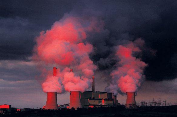 The Loy Yang power station in the Latrobe Valley.