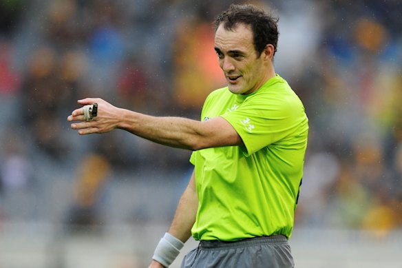 Former AFL umpire Troy Pannell.