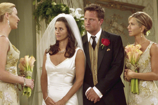 Monica Geller and Chandler Bing