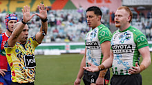 Corey Horsburgh is sent to the sin bin.