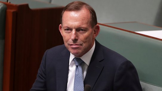 Former prime minister Tony Abbott.