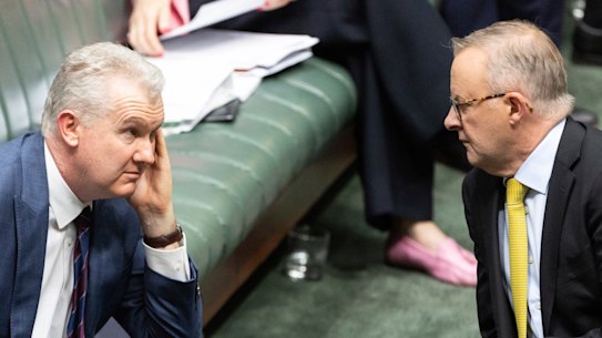 Prime Minister Anthony Albanese has been drawn into negotiations over Workplace Relations Minister Tony Burke’s industrial relations bill.