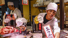Nishiki Market is a smorgasbord of traditional food temptations.