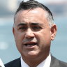 Then Deputy Premier John Barilaro announcing the state’ new trade commissioner roles in December 2019.