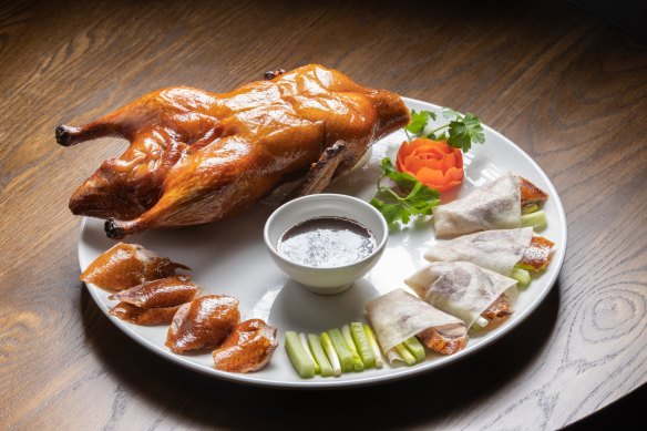 Signature Peking duck.