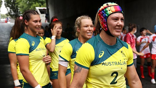 Sharni Williams at the Tokyo Olympics. 