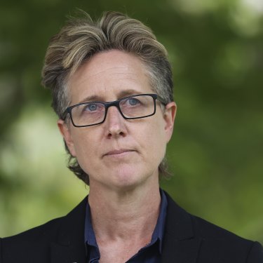 ACTU secretary Sally McManus is angry with anti-vaccination activists targeting union members but said labour unions would have to make “case by case” decisions on whether to represent members sacked for refusing a jab.