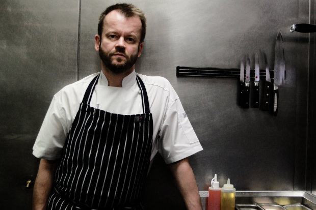 Jeremy Strode at his highly regarded
Bistrode restaurant in Sydney in 2012.