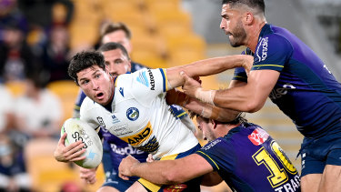 Mitchell Moses and the Eels will take plenty of confidence from their recent win over the Storm.