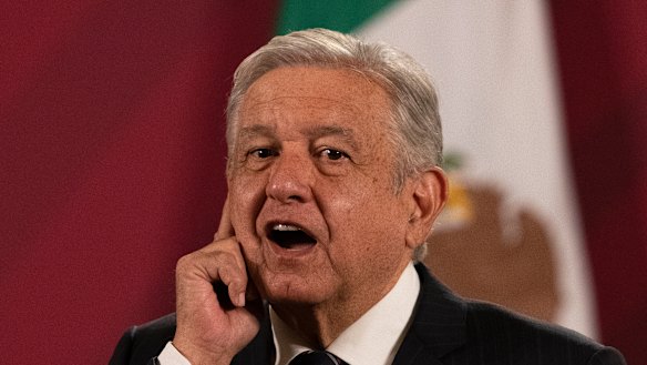 “Hugs not drugs”: Mexico President Andres Manuel Lopez Obrador.